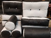 Kit Diván Cama  En Eco Cuero Combinado Bek 1