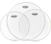 Parches Tom Set Pack Evans G1 Clear Transparente 10 12 14 0