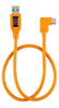 Cable Adaptador Usb-c A Usb 3.0 | Naranja / Flexible 1