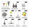 Kit Accesorios Pesca Madbite P/agua Dulce 181pcs 1