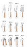 Kit X12 Utensilios De Cocina Set Mango Madera Punta Acero 1