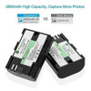 Powerextra 2 Pack De Repuesto Canon Lp-e6, Lp-e6n Bateria Pa 4