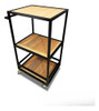 Mini Bar Industrial Estante Para Bebidas Organizadora C/roda 0
