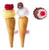 Juego Juguete Infantil Comida Cocina Tela Kit Helado 0