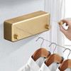 Perchero Retractil Cuerda Ajustable Acero Inoxidable Dorado 5