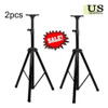 2pcs Trípode Negro Audio Dj Pa Altavoz Soporte De Marco De A 1