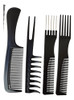 Kit 10 Pente De Corte Profissional Cabeleireiro Barbeiro 1