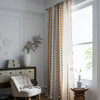 Cortina De Janela Com Padrão Geométrico Boho Com Pompons 150 4