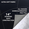 Cathay Home Ultra Plush Goose Down Alternative Reversible Co 2
