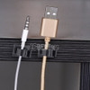 100pcs Coche Cable Tie Rectángulo Autoadhesivo Cable Cable M 2