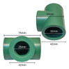 Tee Reduccion 32x25x32 Termofusion Verde Agua Tubofusion 1