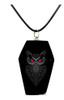 Colar Pingente Arte Mistica Coruja Da Sabedoria Em Resina 0