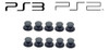 Kit Com 10  Botões Analógico Controle  Ps2/ps3 1