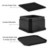 ~? Muadutyy Bed Risers 2 Pulgadas De Plástico Duradero De Al 4