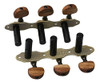 Mxfans 2 Piezas Afinador De Guitarra Teclas De Afinación Cla 2