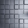 Kit 32 Placas 3d Adesiva Revestimento Pixel Preta Classic 3