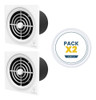 Extractor De Aire Baño Cocina Kudu  4 Pulgadas 10cm Pack X2 0