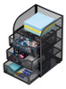Organizador Escritorio Cajonera Metal 3 Cajones 13x13x20 Csi 3