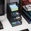 Organizador Escritorio Cajonera Metal 3 Cajones 13x13x20 Csi 4