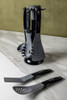 Set De Utensilios De Cocina De Nylon Mango Silicona Black 2