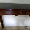 Mesa Alta Contra Pared Con Cajoncitos Patinada 0