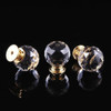 Tirador De Cristal Facetado Esfera Diamante Transparente 5