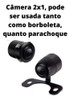 Kit Retrovisor + Câmera 2x1 + Sensor Ré Prata Vera Cruz 5