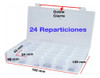 Organizador Plástico 24 Reparticiones Transp. Y Desmontable 1