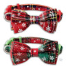 Paquete De 2 Collares Navideños Para Perros Con Pajarita, Co 0