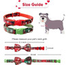 Paquete De 2 Collares Navideños Para Perros Con Pajarita, Co 1