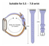 Malla Cuero + Protector Pantalla Fitbit Sense/versa 3 Lila 4