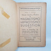 Antiguos Libros Magnetismo Hipnotismo Sugestión Lote 47n 375 3