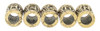 Acessórios De Cabelo Viking 24 Unidades Beard Beads Bronze 2 4