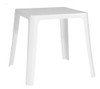 Mesa Plástica Exterior Apilable Monoblock Blanca Prestigio 1