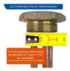 Resistencia Termostato Termotanque Rheem 1500w Rosca Gruesa 1
