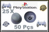 25 Pares Botão Analógico Controle Ps1 Ps One (779) 1