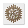 Stencil Reusable Mandala 15x15cm Sunflower 0