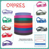 Correa 2m Bicolor Ancho 2.5 Cm Perro Paseo 5