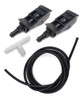 Sapitos Lavaparabrisa + Manguera + Conector 0