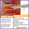 Perfil Plano 50 Mm Aluminio Anodizado Mueble Grupo Euro 5
