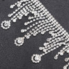 Corrente De Dança Do Ventre, Strass De Cristal De 103 Cm, Ro 6