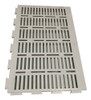 Kit Com 4 Estrado Plástico Branco Modular De Vestiário 60x40 1
