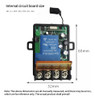 Interruptor De Controle Remoto Sem Fio Ac 220v 30a 1ch 433mh 4