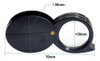 Lupa Plegable X10 2 Lentes 5x + 5x Diam 27mm Joyero Relojero 1