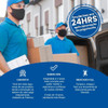 10 Palete/pallets/pisos E Estrados Plastico 50x50x2,5 Preto 5
