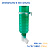 3 Bebedouro E Comedouro Pássaro Bico Fino 290ml 2 3 Bebedouro E Comedouro Pássaro Bico Fino 290ml 2