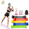 Kit 5 Bandas Elásticas Resistente Fitness Ejercicio + Bolsa 3