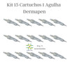 Kit 15 Cartuchos Dermapen 1 Agulha Dr. Pen My-m Original 1
