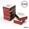 Repuestos X100u Hojas Con Doble Filo Cuadradas Para Garlopin 2