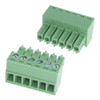 Bornera Terminal Conector De Montaje En Pcb 6 Pin 15edgk-3.5 0